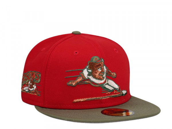New Era Buffalo Bisons Sliding Copper Two Tone Edition 59Fifty Fitted Cap